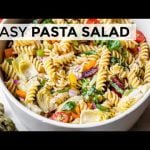 Delicious Cold Fusilli Pasta Salad Recipe | Easy and Refreshing