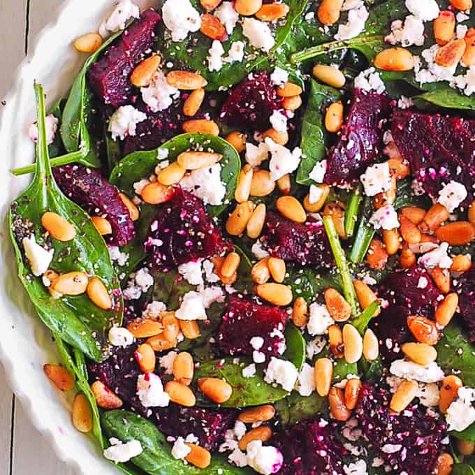 Beetroot Goat Cheese Salad Recipe Easy and Healthy