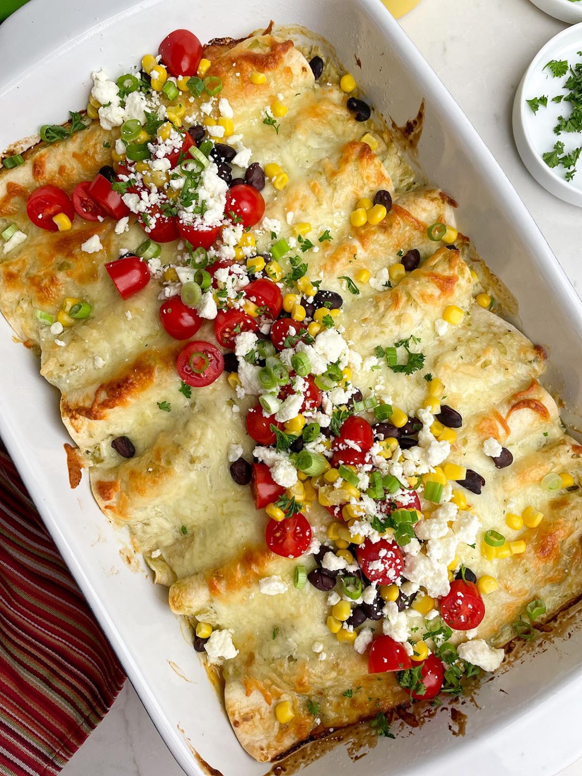 Green Sauce Chicken Enchilada Recipe A Flavourful Twist!